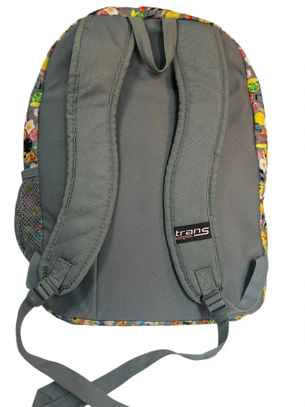 Jansport Trans Fun Bright Large Multicolor Emoji Print Backpack.